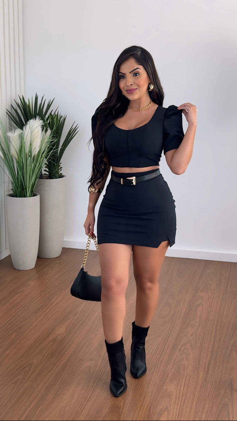 SHORT SAIA AMANDA PRETO