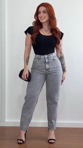 CALÇA MOM LAURA