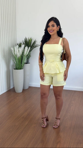CONJUNTO CÍNTIA AMARELO PASTEL
