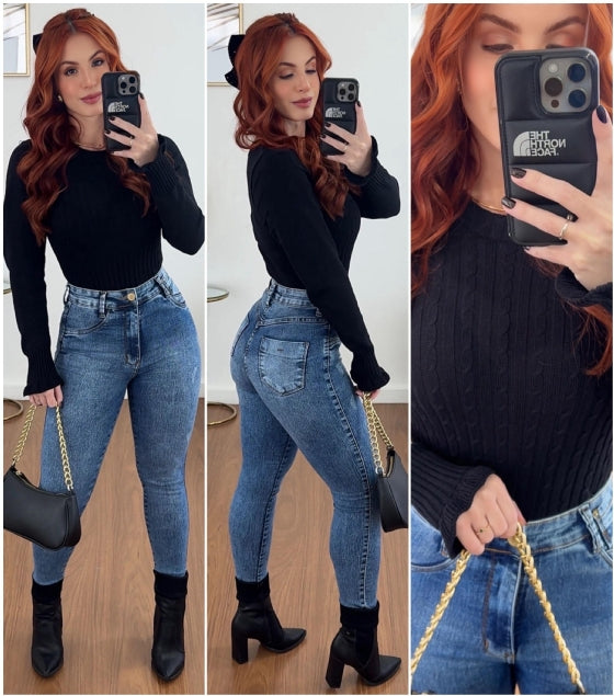 BLUSA MELISSA PRETA