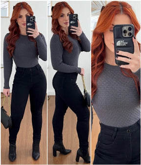 BLUSA BRENDA CINZA