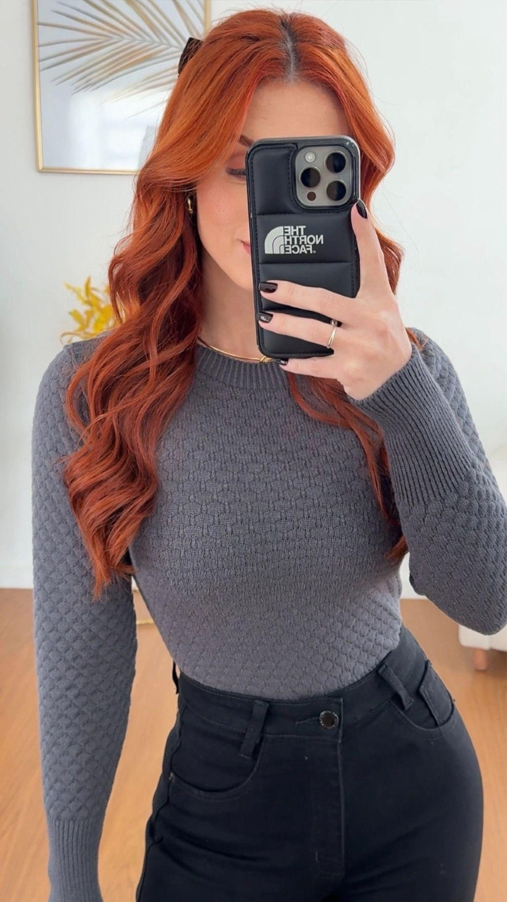 BLUSA BRENDA CINZA