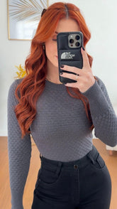 BLUSA BRENDA CINZA