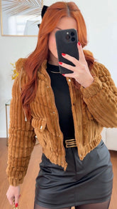 JAQUETA ALICE CARAMELO