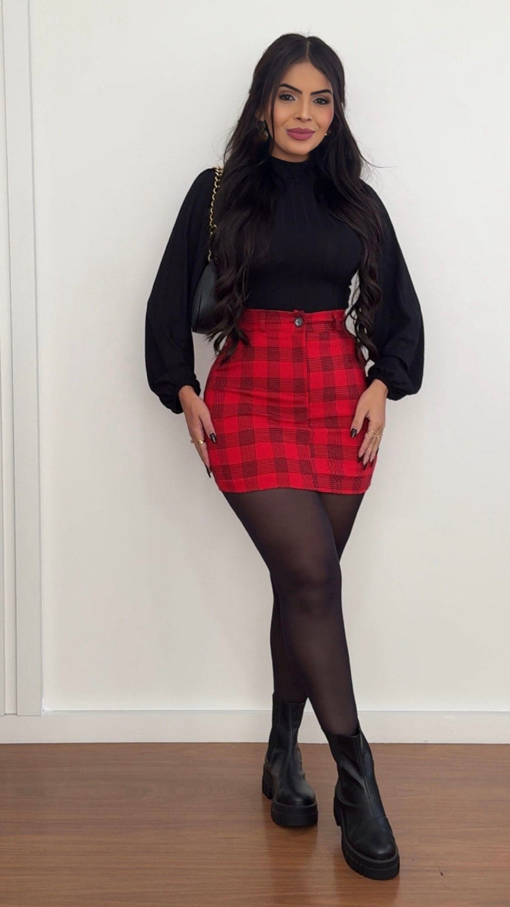 SHORT SAIA BELLA VERMELHO