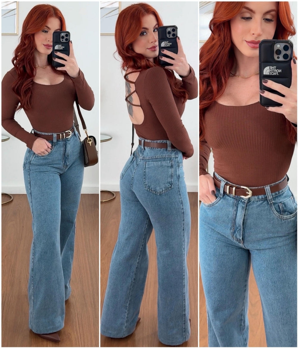 BODY ANA MARROM ML