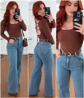 BODY ANA MARROM ML